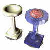 The spawned fountain prop, moved slightly