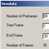 MetaForm's Simulate dialog